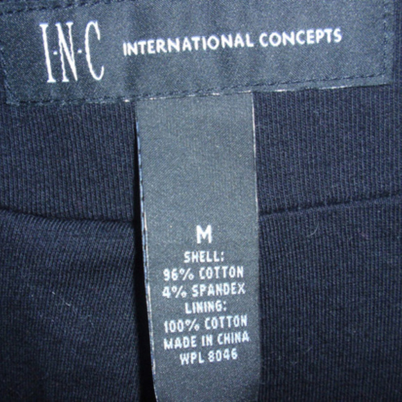 INC Black Utility Chic Jacket Med NWT - Picture 5 of 5